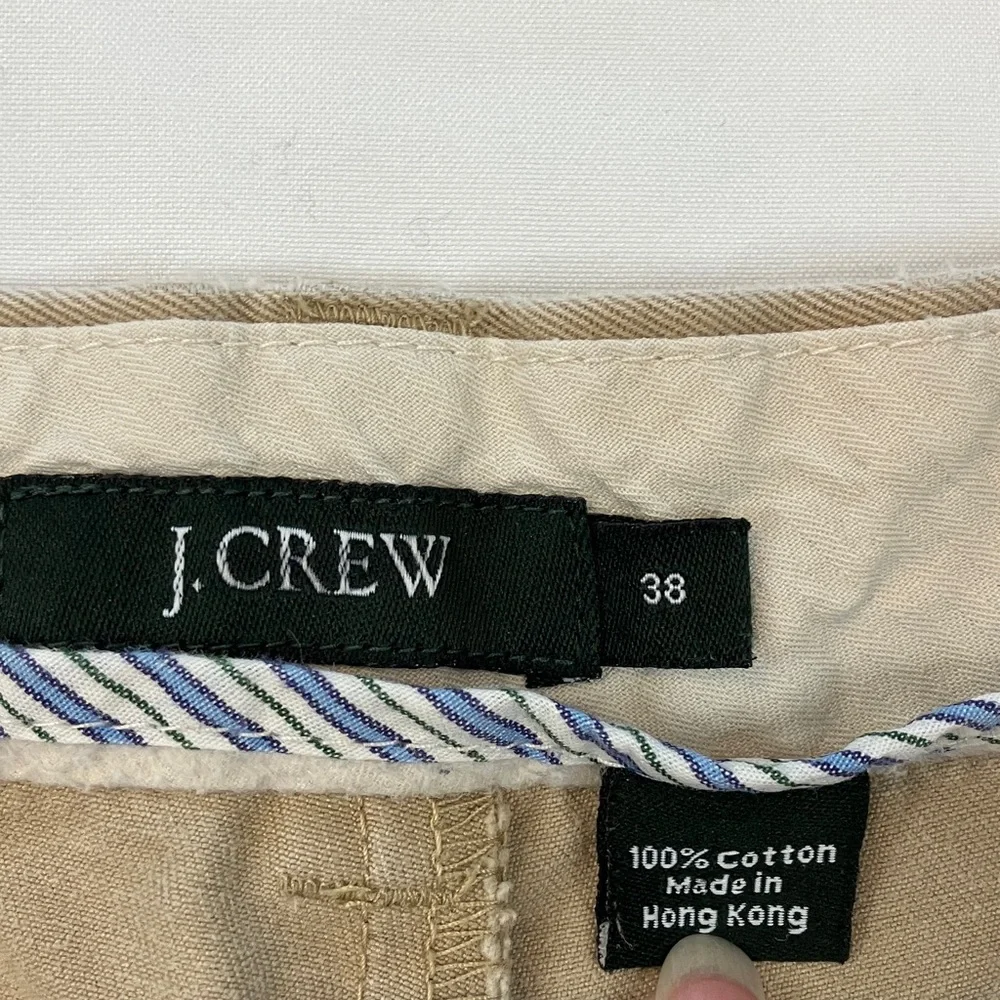J. Crew Men's Flat Front Khaki Chinos